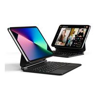 KVTVOU Magic Keyboard for iPad 10th Generation 2022 10.9 Inch, Floating Cantilever Stand, Springy Backlit Keys, Multi-Touch Trackpad Keyboard for iPad 10, Regal Black