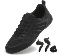 Kvwqoty Womens Cheerleading Shoes Girls White Cheer Sneaker Flexible Cheerleader Jazz Dance Athletic School Yoga Gymnastics Training Shoes 13 Little Kid Black 32