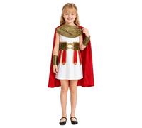 Kvysinly Roman Costume Boys Warrior Gladiator Cosplay Set | Versatile Role-play Fun,Comfortable & Breathable Fabric,All-in-one Set,Roman Gladiator Costume with Chest Plate
