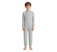 Kvysinly Special Needs Adaptive Clothing for Kids Boys Girls Long Sleeve Solid Anti-Strip Jumpsuit Zip Back Romper Bodysuit Grey 15-16 Years