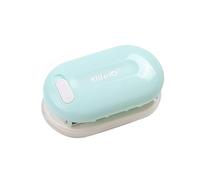 KW - Trio 3 - Hole Paper Punch, Handheld Mini Loose Leaf Hole Puncher with 5.5mm Aperture, 5 - Sheet Capacity for Notebook Planner Diary Scrapbook Greeting Card DIY Office Home (Green)