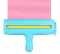 KW-Trio Paper Crimper for Chip Bags Crafting Paper Creasing Tool for Scrapbooking, Quilling, Wrapping, Bag Sealing Decorative Edge Creaser with 8-1/2 Inches Width Roller (Cyan)