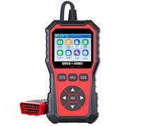 KW330 Car OBD2 Diagnostic Scanner with Battery Voltage Test, Fault Code Reader and Real-Time Sensor Data Display, Compatible with OBDII/EOBD Protocols via 16-Pin DLC for