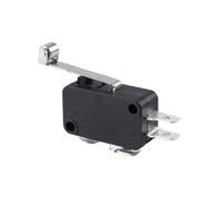 KW7-2 3A Roller Lever SPDT Black Micro Limit Switch 1NO+1NC 20Pcs(KW7-1)