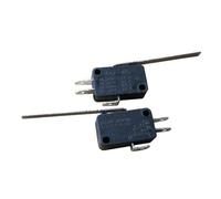 KW7-9 SPDT Long Lever Switches Momentary Microswitch 125V 250V 16A 1Normally Open 1 Normally Closed 1NO 1NC, 10-Pack IDGTTLDF