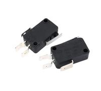 KW8-11 Switch 16A 250VAC SPDT Momentary Travel Limit Switch 1NO1NC Lever Roller AC/DC 125V 250V(Black)