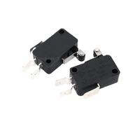 KW8-11 Switch 16A 250VAC SPDT Momentary Travel Limit Switch 1NO1NC Lever Roller AC/DC 125V 250V(Green)