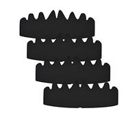 KWAGOCAR 15PCS Black Baseball Cap Inserts Shapers, Flexible Washable Reusable Hat Liner, Felt Hat Sweat Liner, Support Brim Crown for Snapback Caps, Fitted Caps, Ball Sports Caps, Black, One