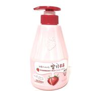 KWAILNARA Strawberry Milk Vitalizing Body Lotion 560g - Hydrating Moisturising Body Lotion with Milk Protein - Soft Smooth Skin Daily Body Care - Korean Skincare Lotion for Dry Skin