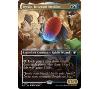 Kwain, Itinerant Meddler (Borderless Foil) | Bloomburrow Commander