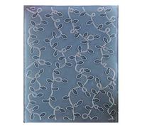 Kwan Crafts Merry Christmas Light Chain Plastic Embossing Folders for Card Making Scrapbooking and Other Paper Crafts, 12.1x15.2cm