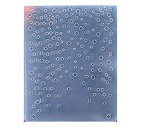 Kwan Crafts Merry Christmas Snowfall Plastic Embossing Folders for Card Making Scrapbooking and Other Paper Crafts, 12.1x15.2cm