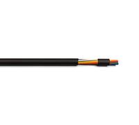 KWANGIL Cable de 15 conductores 24 AWG (UL2464) - Alta flexibilidad de cobre estañado sin blindaje alarma de seguridad antirrobo LED alimentación - instalaciones de bajo voltaje (negro mate 25 pies)