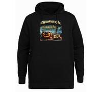 Kwantees Helloween HammerFall Live United Forces Tour Hoodie Black Unisex Ecological Hooded Jacket