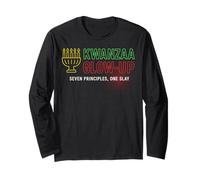 Kwanzaa Glow-Up Funny Holiday Womens Top Long Sleeve T-Shirt