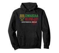 Kwanzaa Glow-Up Funny Holiday Womens Top Pullover Hoodie