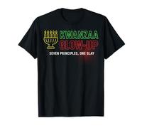 Kwanzaa Glow-Up Funny Holiday Womens Top T-Shirt