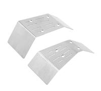 KWASETY For Arrma For Gorgon For Monster Truck 1/10 2WD RC Car Stainless Steel Front And Rear For Chassis Armor Protector Upgrade Parts RC Toys Components