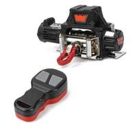 KWASETY For Axial For SCX10 90046 For TRX4 For TRX6 Gen8 1/10 RC Car Crawler Metal Winch Wireless Remote Controller System Upgrade Parts RC Toys Components(Gray)