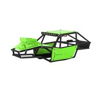 KWASETY For TRX4M Upgrade 1/18 RC Crawler Rock Tarantula Nylon For Buggy Body Shell Chassis Kit RC Toys Upgrades(Unassembled Green)