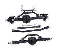 KWASETY RC Axles Models For Gelande II TF2 D110 For Yota D90 1/10 CNC Aluminum Alloy Front Rear Axle Complete Set Straight Axels RC Crawler Model(1set)