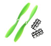 KWASETY RC Car Parts For 77HD 2pcs Plastic 8045 Prop CW CCW Propellers RC Quadcopter Multirotor Plane Upgrade Parts Modified Accessories(Green)