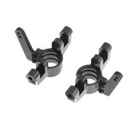 KWASETY RC Components Parts For Arrma 1/8 For Mojave 4S 1/10 For Kraton For Outcast 4X4 For BLX Metal Steering Steering Blocks RC Car Upgrade Parts(Black)
