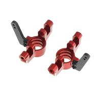 KWASETY RC Components Parts For Arrma 1/8 For Mojave 4S 1/10 For Kraton For Outcast 4X4 For BLX Metal Steering Steering Blocks RC Car Upgrade Parts(Red)