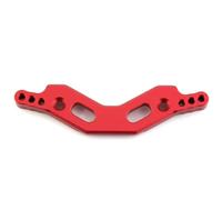 KWASETY RC Components Parts For Arrma For Kraton For Granite For Senton For BLX 1/10 Metal Front Rear Shock Tower Absorber Bracket Plate RC Upgrades Parts(Red,Front)