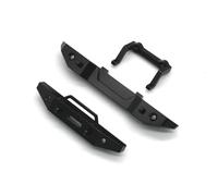 KWASETY RC Components Parts For FMS For Fire For Horse For Eazyrc 1/18 For Thunder Storm Metal Parts Front And Rear Bars RC Remote Control Car(Black)