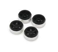 KWASETY RC Components Parts For FMS For Fire For Horse For Eazyrc 1/18 For Thunder Storm RC Remote Control Car For Star Shaped Metal Wheel Fitting(Black)