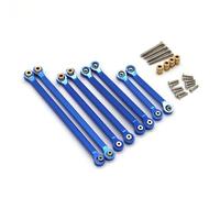 KWASETY RC Components Parts For FMS For Fire For Horse For Eazyrc 1/18 For Thunder Storm RC Remote Control Car Metal Upgrade Accessories Trolley Set(Blue)