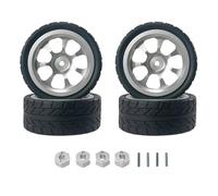 KWASETY RC Components Parts For Hyper Go For MJX 14301 14303 1/14 Remote Control Rc Car Modification Upgrade Metal Wheel Hub Tire Connector Spare Parts(Purple)