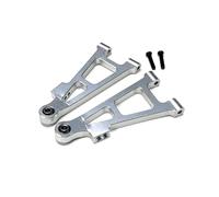 KWASETY RC Components Parts For MJX For Hyper Go 16207 16208 16209 16210 1/16 H16 Metal Front Lower Suspension Arms RC Car Front For Swing Arm Upgrade Parts 16220(White)