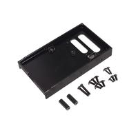 KWASETY RC Components Parts For MN For MN99S For MN98 1/12 Front Bin For Circuit Board Fixed For Seat RC Remote Control Car Parts Metal Upgrade(Black)