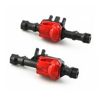 KWASETY RC Components Parts For Traxxas For TRX4 1/10 2pcs Metal Front And Rear Axle Housing With Differential Cover 300g RC Crawler Car Upgrade Parts(Black)