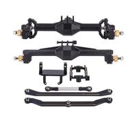 KWASETY RC Components Parts For TRX4M 1/18 +10mm Diamond CNC Portal Axles With Lay Down Servo Mount & Links RC Crawler Axle Upgrade Parts