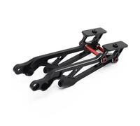 KWASETY RC Modifications Models For Arrma 6S For Kraton For Typhon For Talion For Senton For Outcast For Notorious 1/8 RC Car Upgrade Parts Metal Rear Wing Mount Set(Black1)