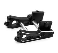 KWASETY RC Modifications Models For Arrma For Typhon For Grom 223S For BLX Mega 1/14 RC Car Upgrade Parts Anti Flip Guard Aluminum Alloy Rear Wing Mount Set(Black)