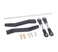 KWASETY RC Modifications Models For Axial RR10 90048 For Vanquish VS4-10 For Phoenix For LCG 1/10 RC Crawler DIY Upgrade Parts Metal Anti Tilt Link Rod Sway Bar(Black)