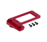 KWASETY RC Modifications Models For Axial VP For Capra F9 1/10 Aluminum Front Axle Servo Mount Low Center Of Gravity Chassis Upgrade Parts RC Crawler Car(Red)