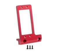 KWASETY RC Modifications Models For Capra VP F9 1/10 RC Crawler Car Low Center Of Gravity Chassis DIY Upgrade Parts CNC Aluminum For LCG Front Axle BAT Servo Mount(Red)