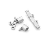 KWASETY RC Modifications Models For LOSI Micro-B For Buggy 1/24 Upgrade Steering System Parts High Strength 7075 Aluminum Steering Rack LOS-1761 Model Accessory(Silver)