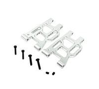 KWASETY RC Modifications Models For MJX 10303 10304 1/10 Metal Rear Lower Arm Upgrade Remote Control Car Model Accessory Replace Modified Replacement Parts(Silver)