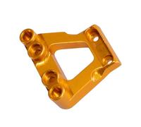 KWASETY RC Modifications Models For MJX For Hyper Go 14150B 14209 14210 1/14 Remote Control Car Metal Upgrade Accessories Steering Group Fixing Parts Suitable(Yellow)