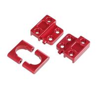 KWASETY RC Modifications Models For MN For MN82 LC79 For MN78 1/12 Remote Control Car Metal Upgrade Rear Axle For Spring Plate Fixing For Seat Parts Accessories(Red)
