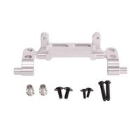 KWASETY RC Modifications Models For MN82 For MN78 LC79 For MN168 99s 1/12 RC Automotive Parts Accessories Metal Upgrade Rod Bracket Bridge Servo Base Model(Silver)