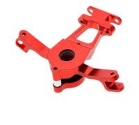 KWASETY RC Modifications Models For Traxxas For E-Revo 2.0 For Slayer Pro 4X4 For Summit 5344 1/10 Aluminum Alloy Steering Arm Assembly Bell Crank Set(Red)