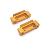 KWASETY RC Modifications Models For WLtoys 1/18 A949 A959 A969 A979 K929 Remote Control Car Accessories RC Parts Metal Upgrade Front And Rear Guard Bars(Yellow)