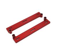 KWASETY RC Modifications Models For WPL D62 D64 C64-1 Truck For Buggy OP 1/16 RC Crawler Upgrade Parts C64 Hairakkusu Metal Side Plates Foot Pedal(Red)